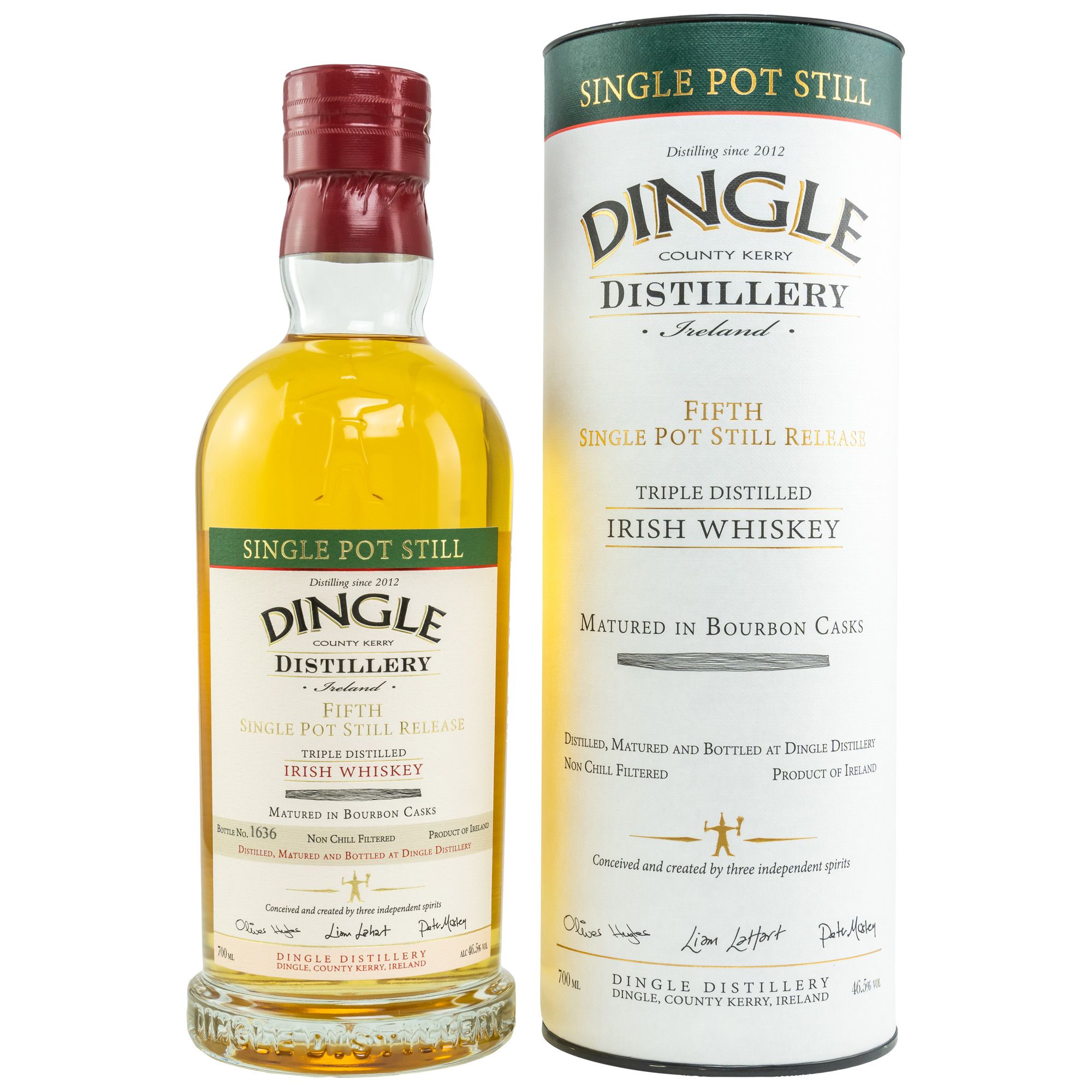 Dingle Fifth Single Pot Still Release Triple Distilled Irish Whiskey 46,5% 0,7l