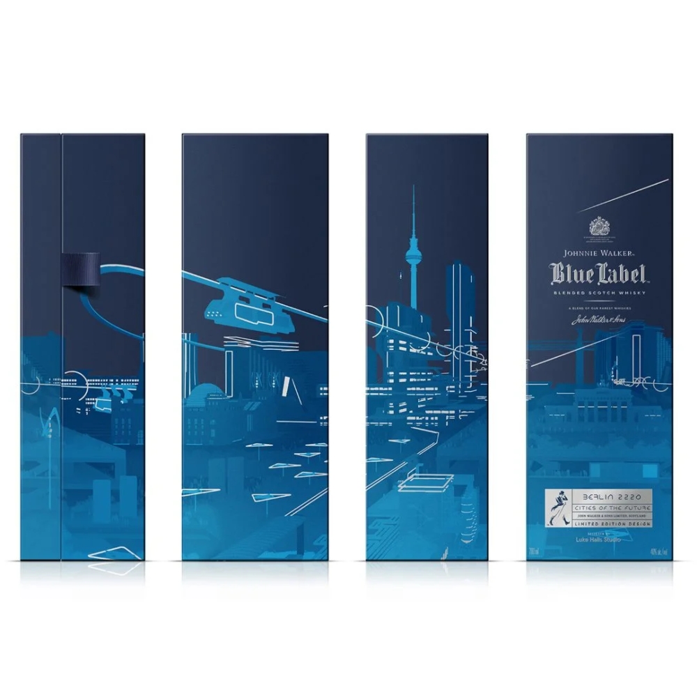 Johnnie Walker Blue Label Cities of the Future Blended Scotch Whisky - Berlin Edition 40% 0,7l