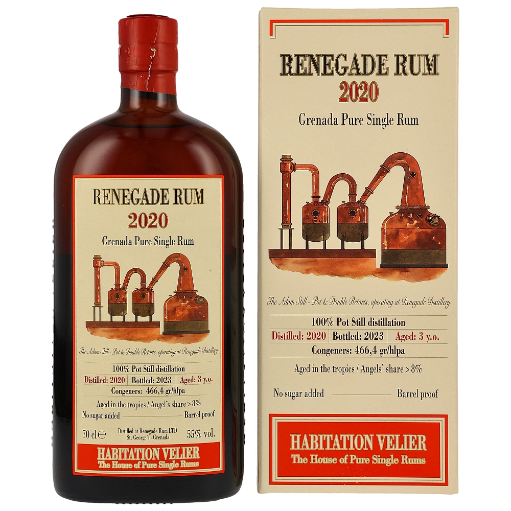 Renegade 2020/2023 - Habitation Velier - Grenada Pure Single Rum 55% 0,7l
