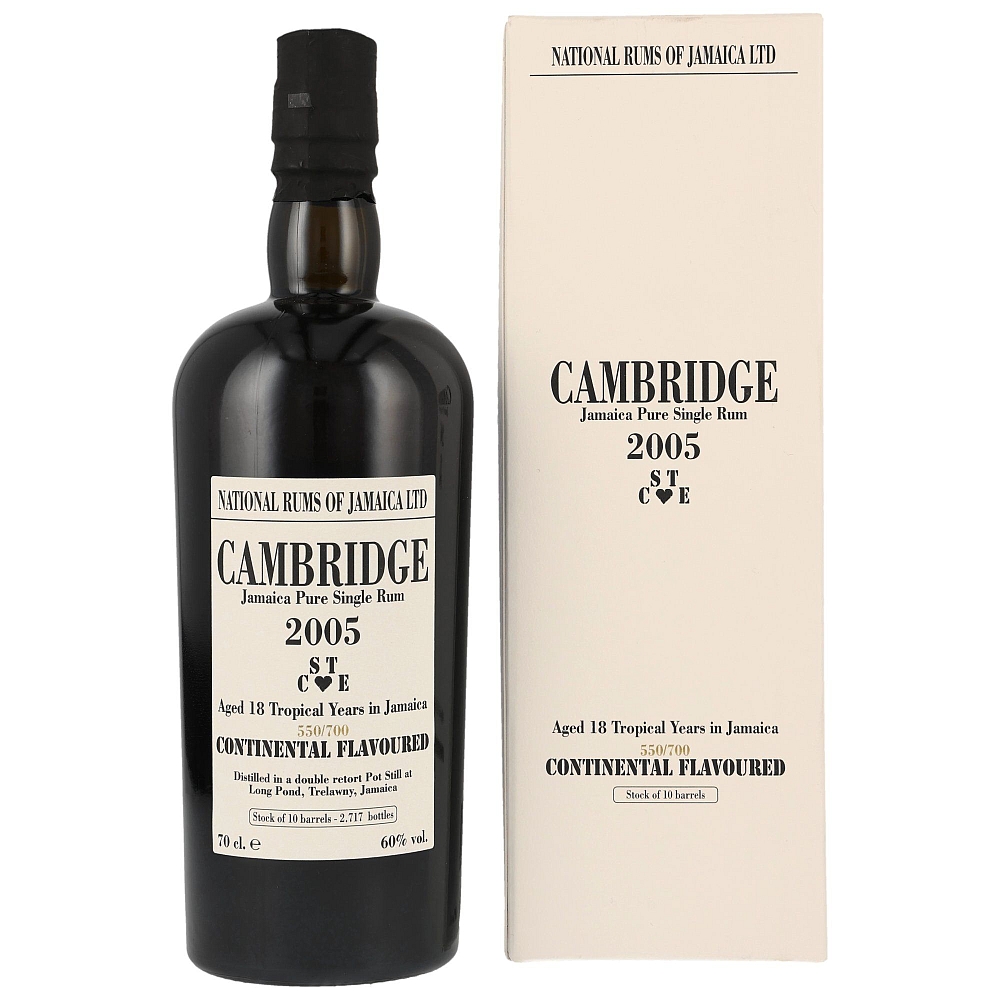 Cambridge 2005/2023 - Long Pond STCE - Jamaica Pure Single Rum 60% 0,7l