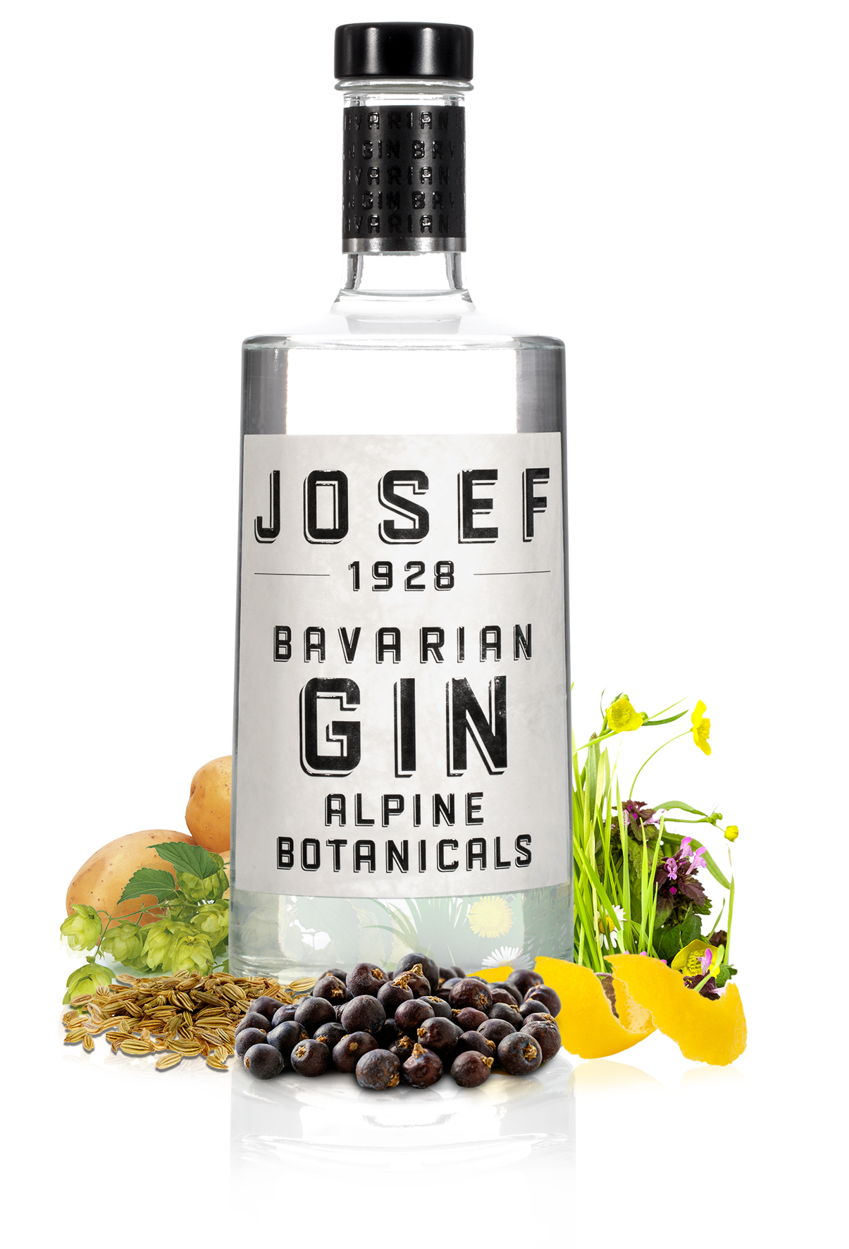Josef 1928 Bavarian Gin Alpine Botanicals 42% 0,5l