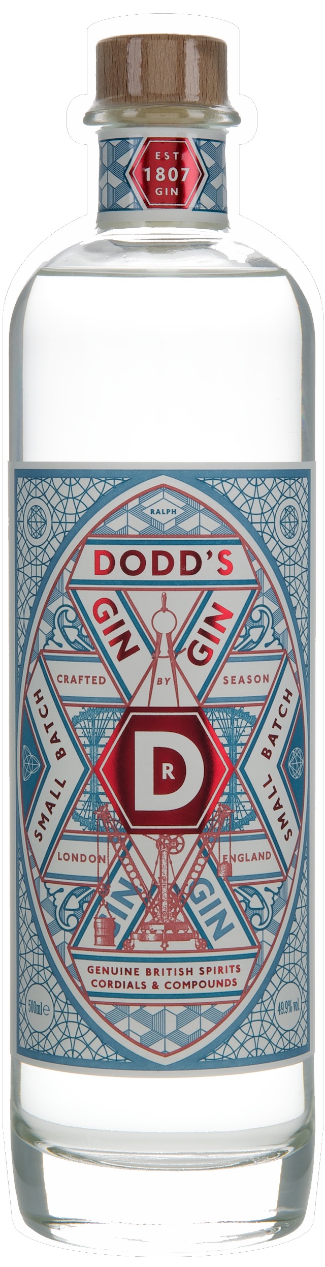 Dodd's Small Batch Gin 49,9% 0,5l